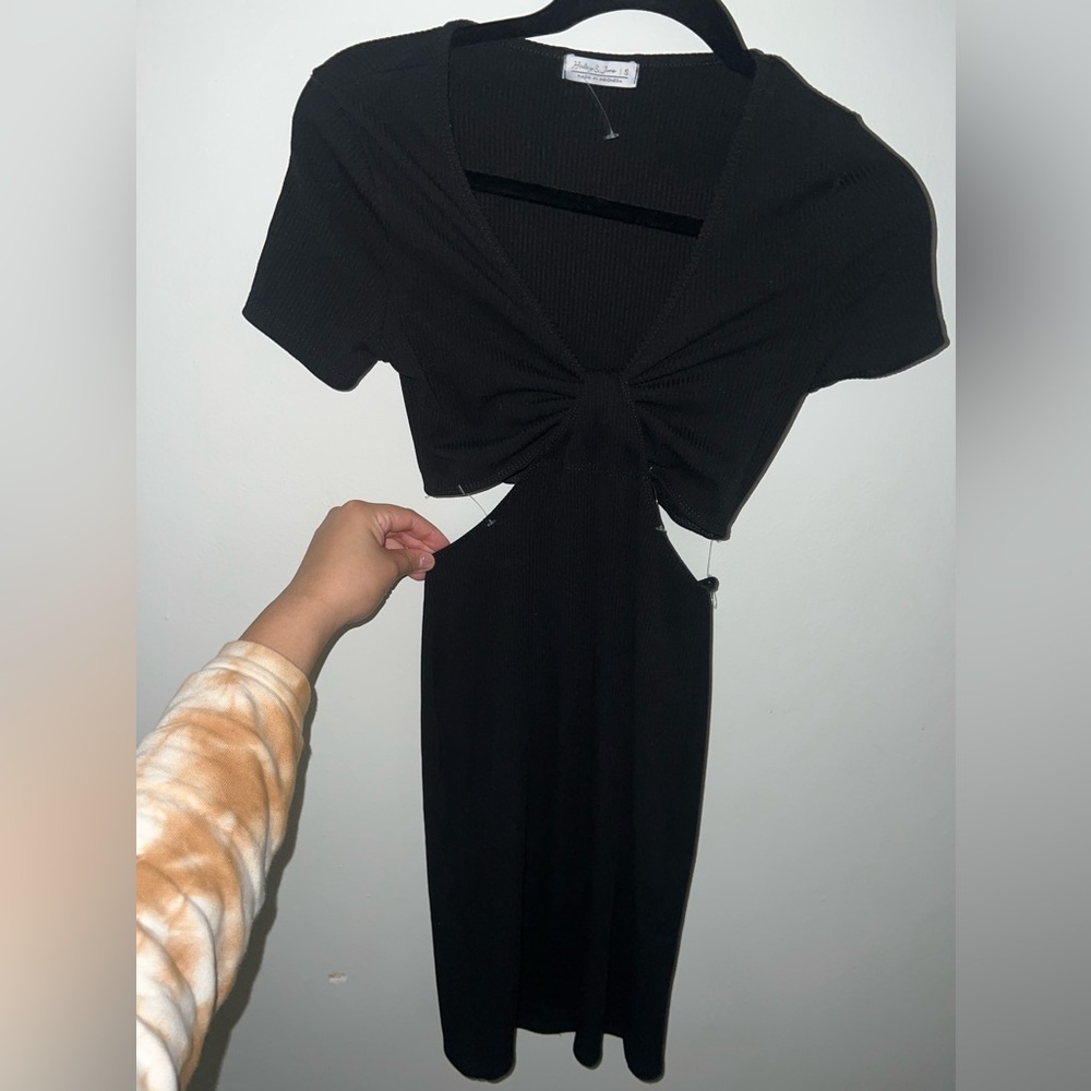 NWOT Black mini dress